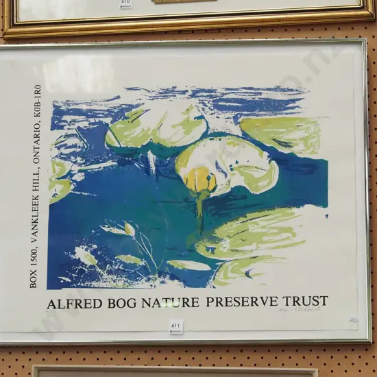 framed ltd edition Alfred Bob Nature Reserve Trust