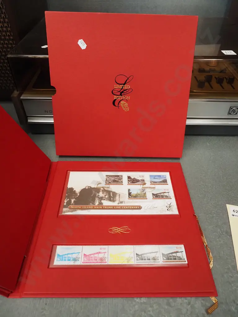 ltd edition railways slip cased stamp set Image 1++