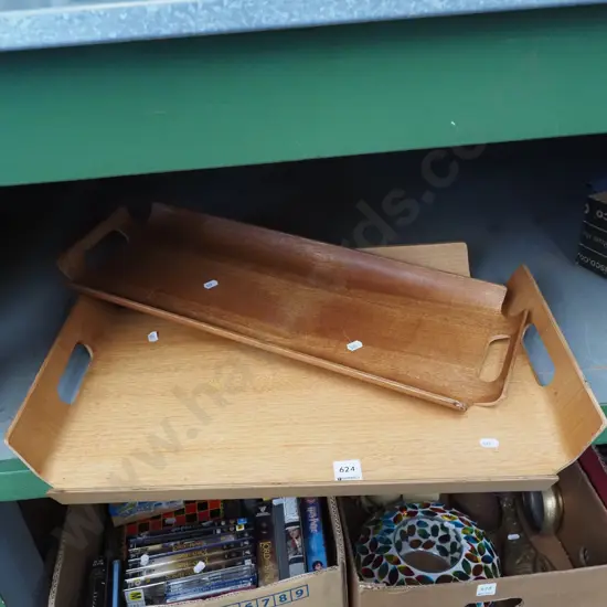 2x bent ply serving trays