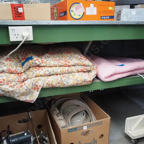 floral duvet, pink woolllen blanket