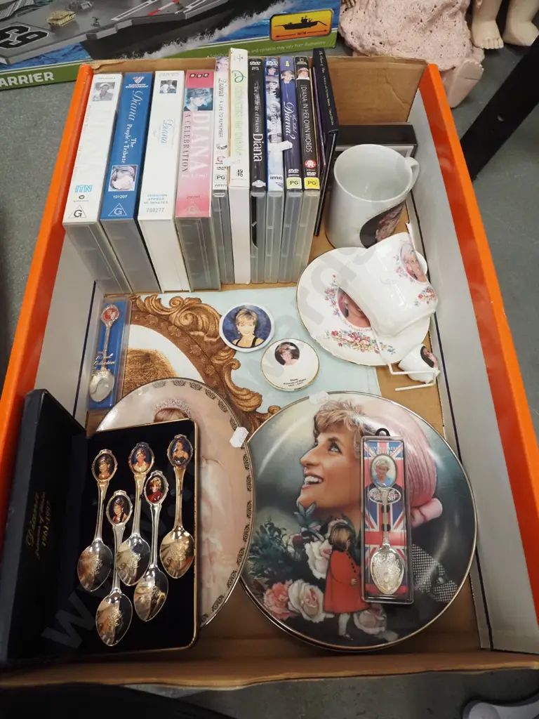 box; Diana Princess of Wales books Image 1++