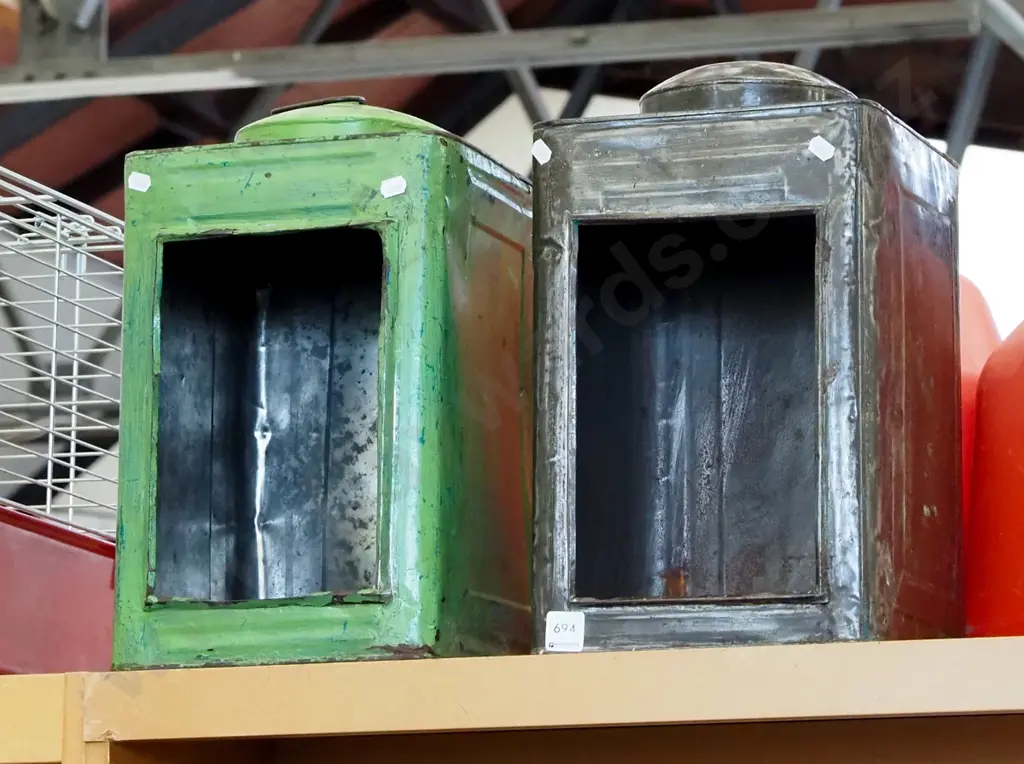 2x metal candle lanterns H400 Image 1++