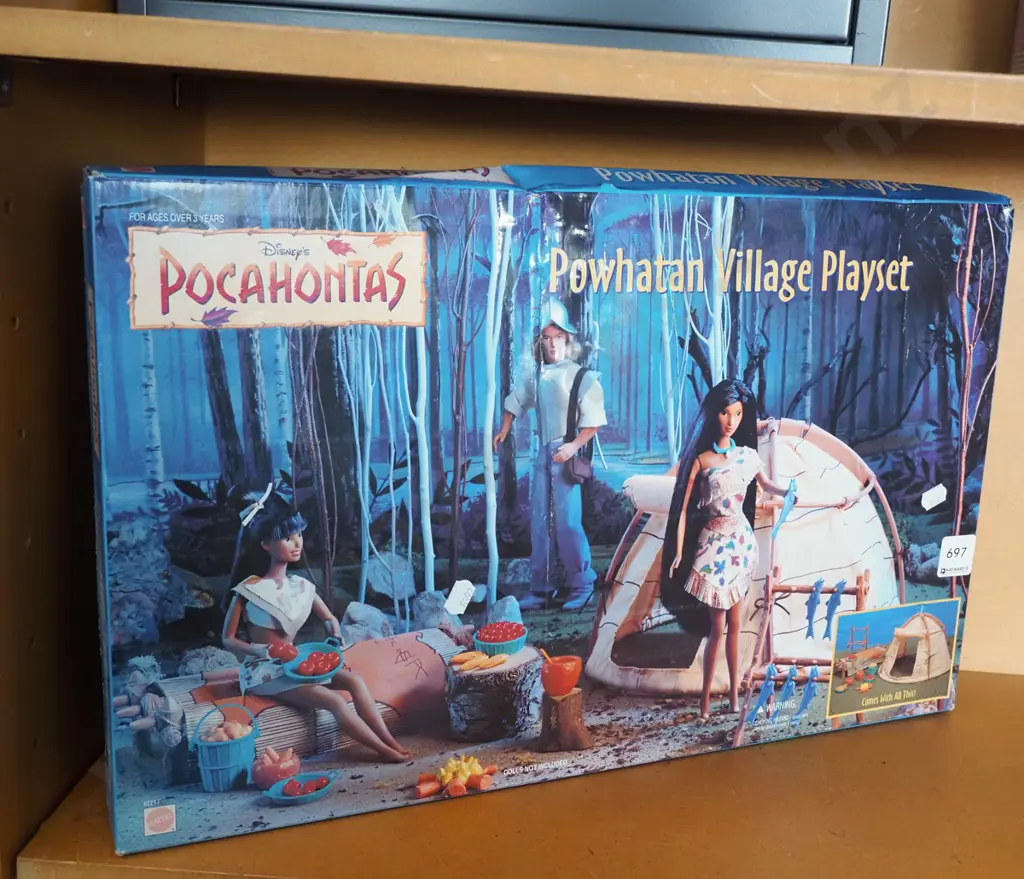 boxed as new Pochahontas Powhatan village play set Image 1++