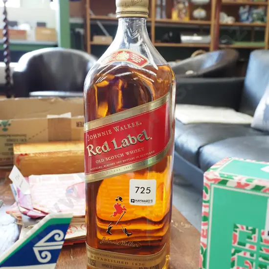 bottle of Johnnie Walker red label 1125ml