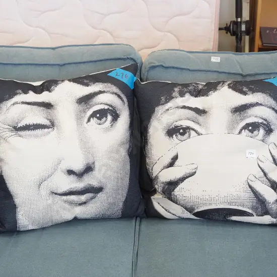2x cushions