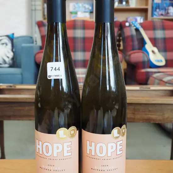 2x bottles I am Hope Gumboot Friday reisling 2020