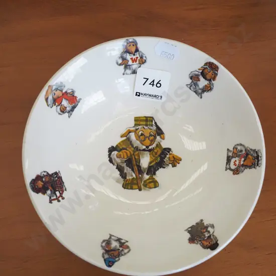 Kelston ceramics Wombles bowl