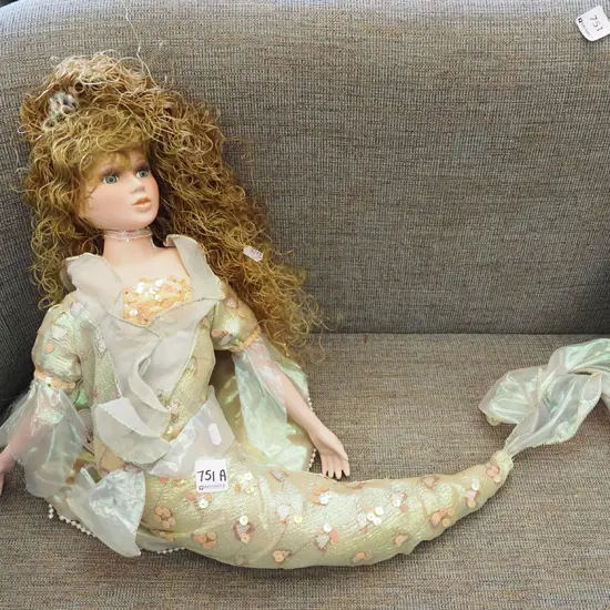 mermaid display doll