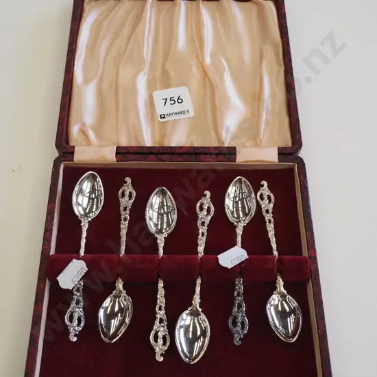 cased plated teaspoons