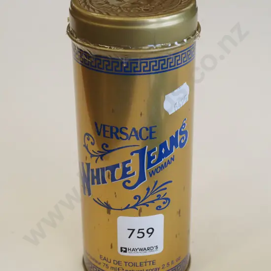 boxed Versace White Jeans woman eau de toilette 75ml