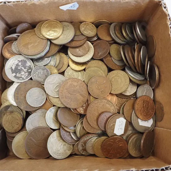 box of coins