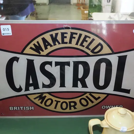 reproduction motor oil sign
