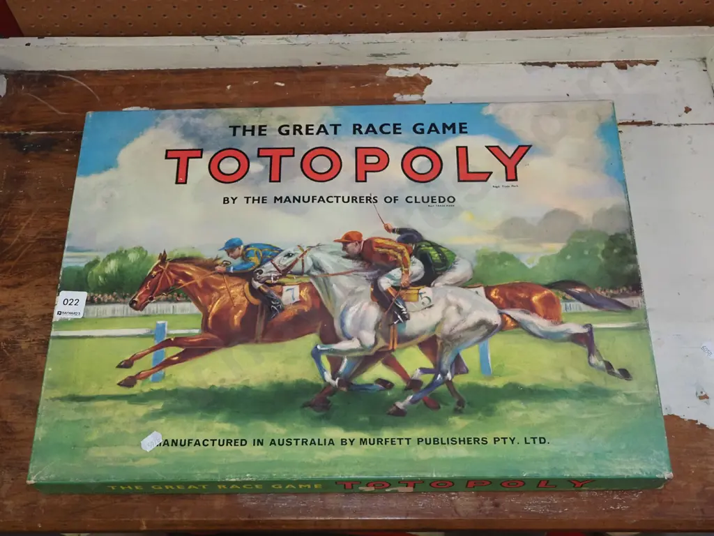 Totopoly horse racing board game Image 1++