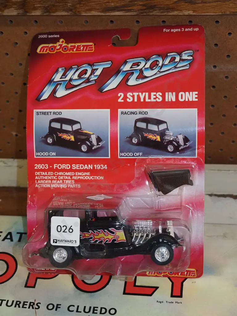 carded diecast toy Hot Rod Image 1++