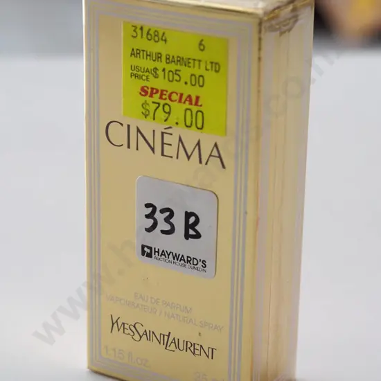 boxed as new Yves Saint Laurent Cinema eau de parfum 35ml