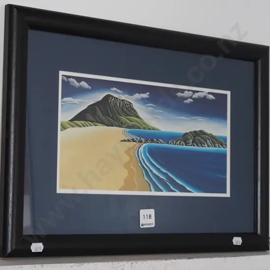 framed print - coastal scene