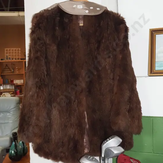 ladies fur coat