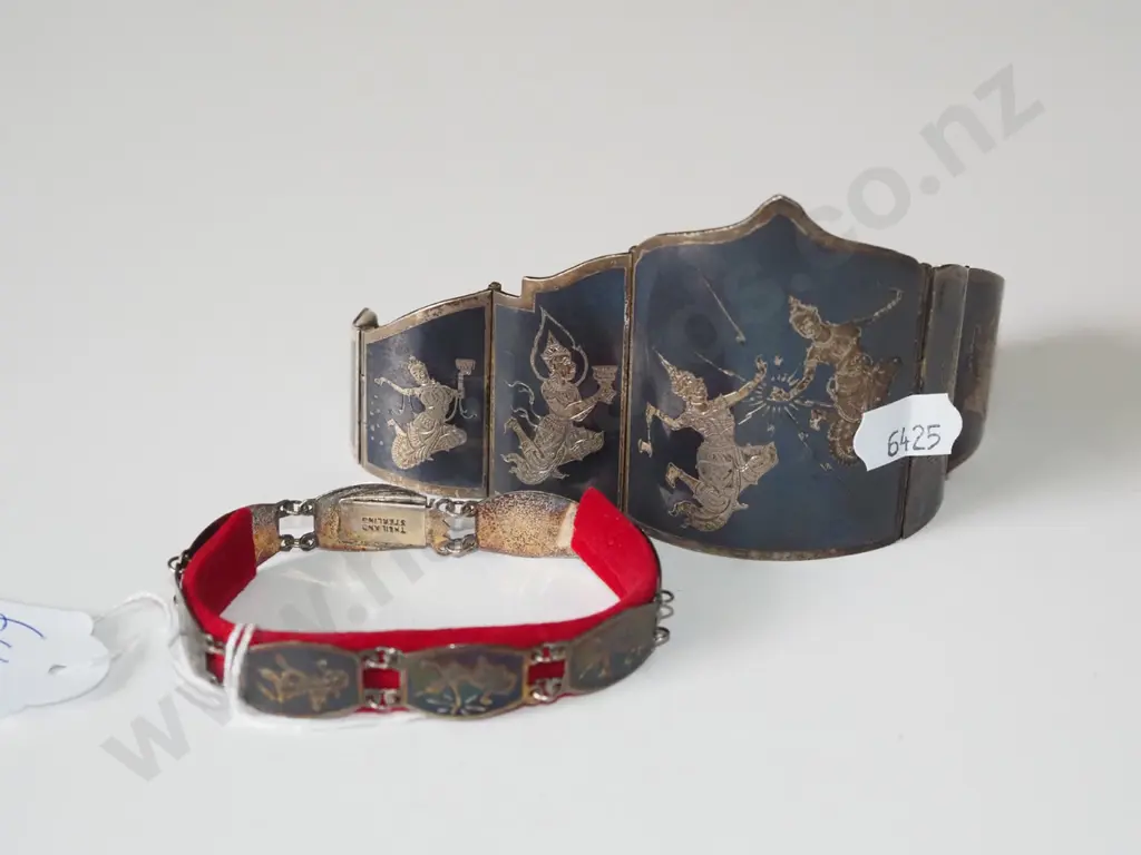 segmented Indonesian bracelet, 1 other bracelet Image 1++