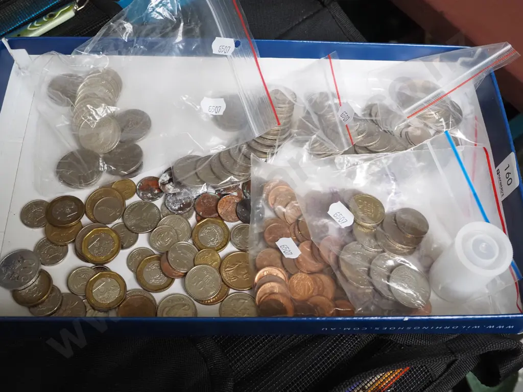 tray of coins Image 1++
