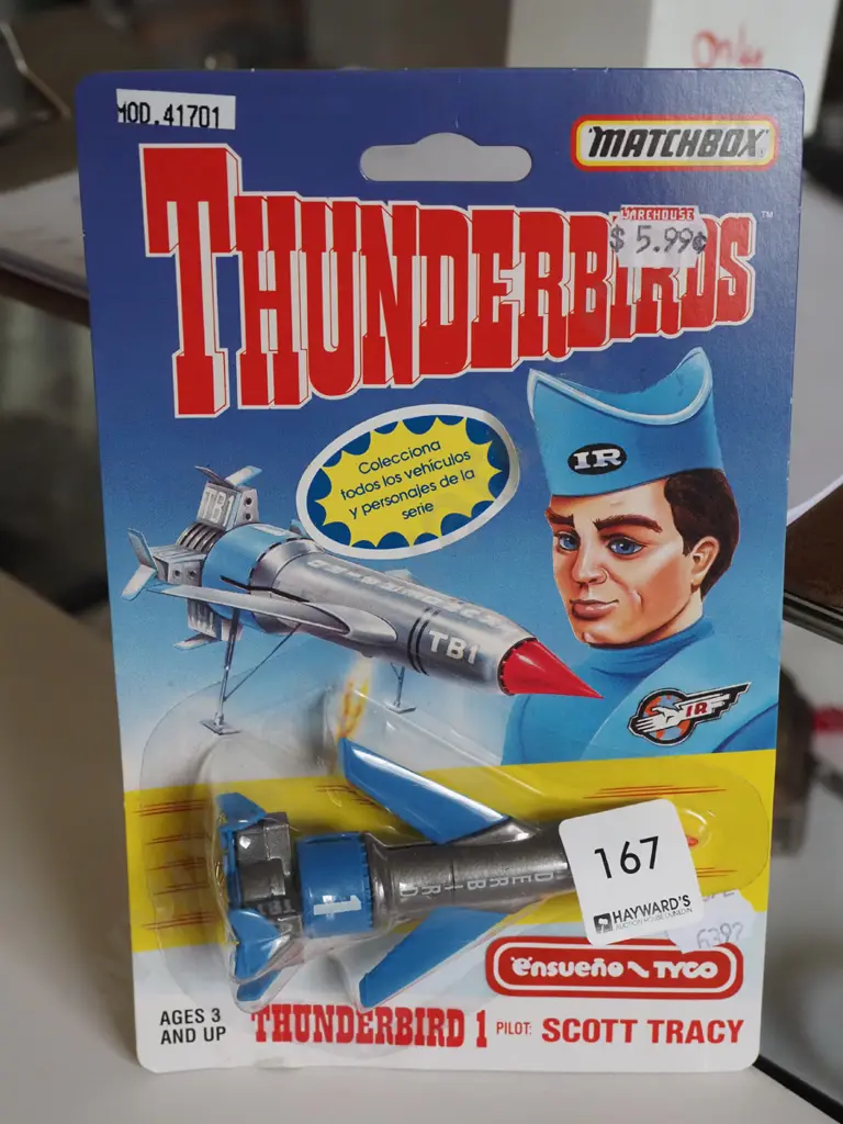 carded diecast Thunderbird 1 rocket Image 1++