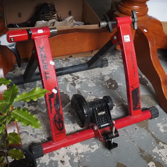 Tranzx indoor bike training stand