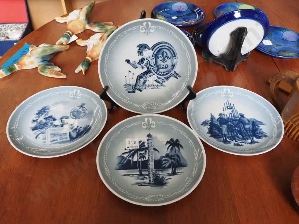 4x scouting Jamboree plates Image 1++