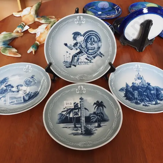 4x scouting Jamboree plates