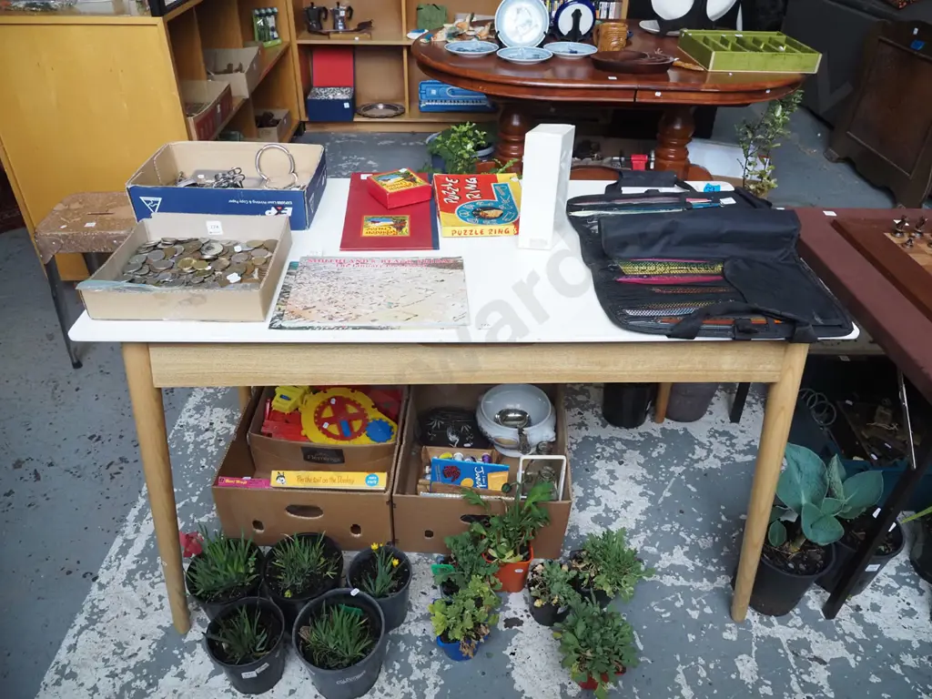 pine and melteca single drawer desk  H760 W1200 D600 Image 1++