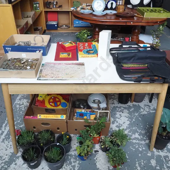 pine and melteca single drawer desk  H760 W1200 D600