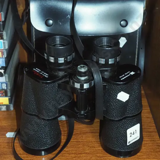 Hanimex 7x50 cased field binoculars