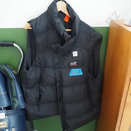 Super Dry puffa vest EU 44