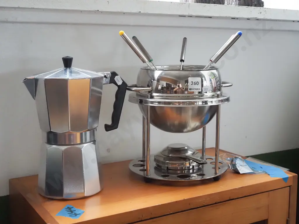 stove top espresso maker, fondue set Image 1++