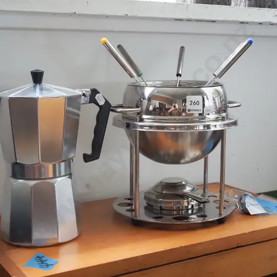 stove top espresso maker, fondue set