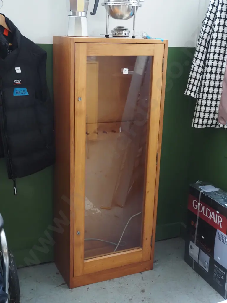 solid wood lockable cabinet - not suitable for legal storage of firearms H1270 W500 D270 Image 1++