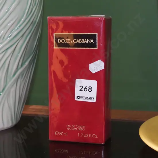 boxed as new Dolce and Gabbana eau de toilette 50ml