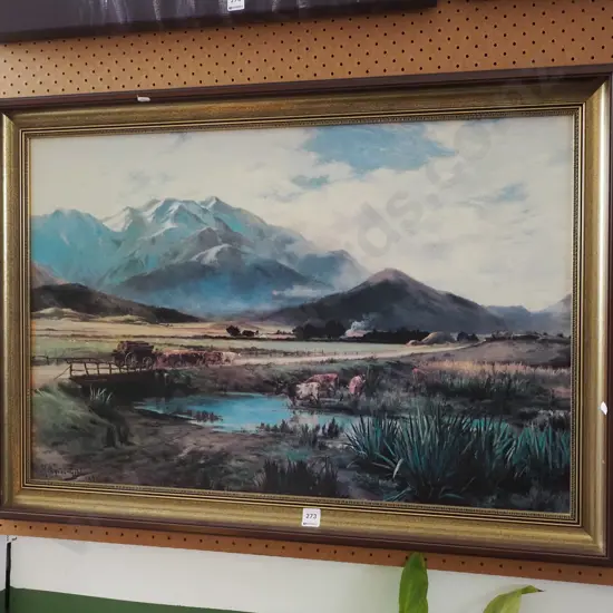 framed print - pastural landscape