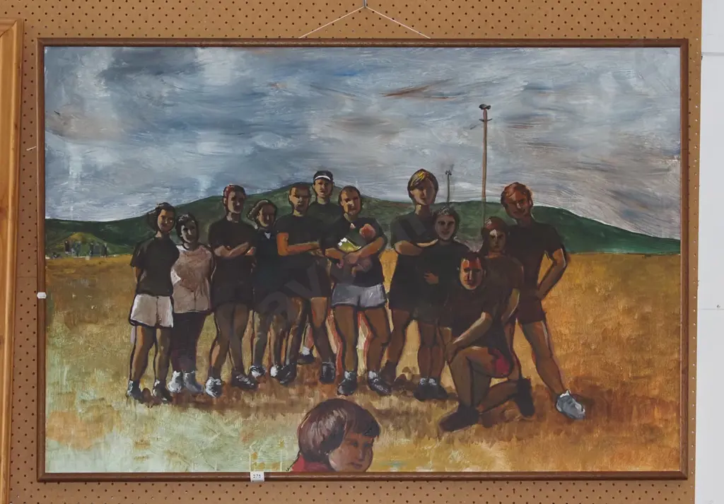 framed acrylic - winning rugby team Image 1++