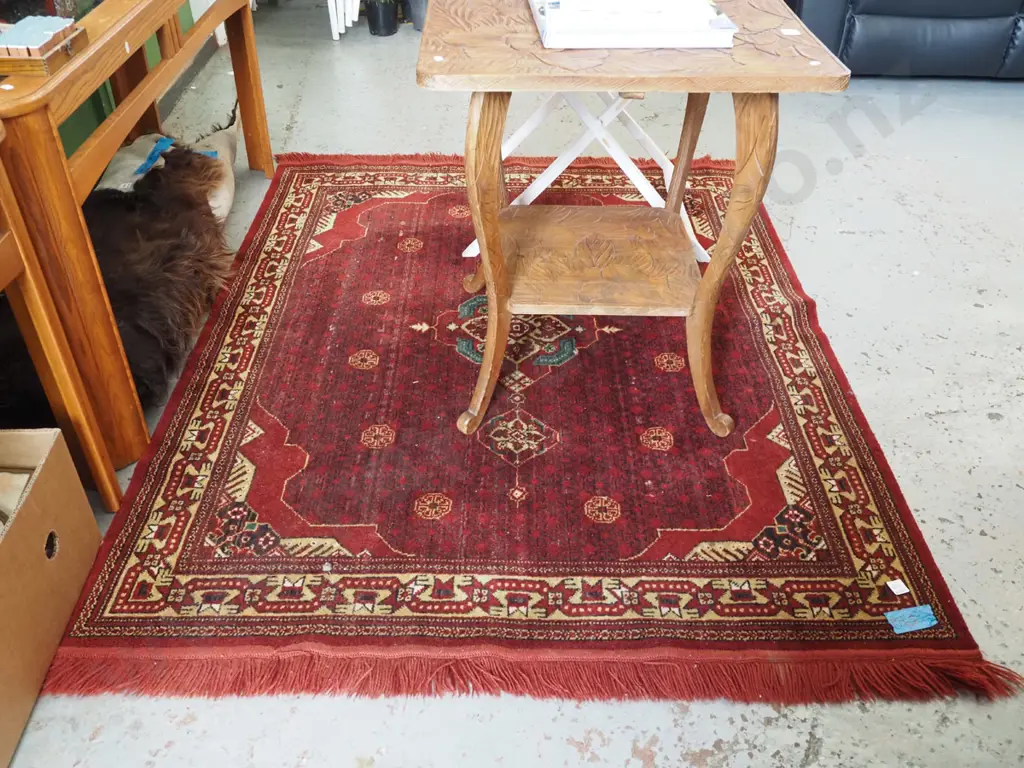 tufted woollen floor mat L1630 W1300 Image 1++