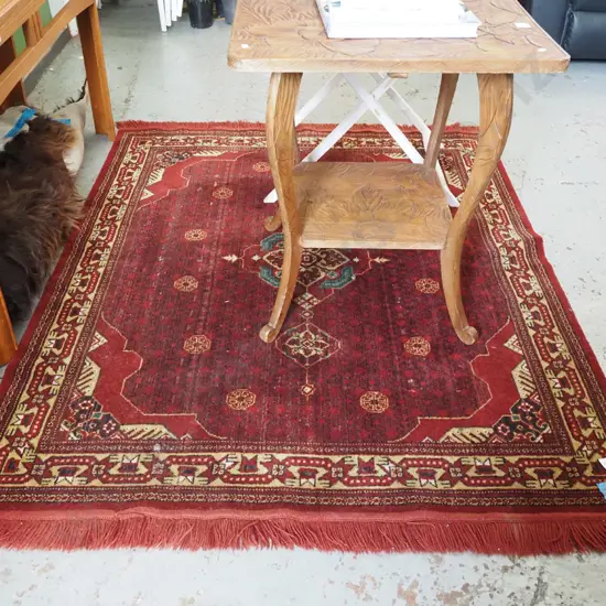 tufted woollen floor mat L1630 W1300