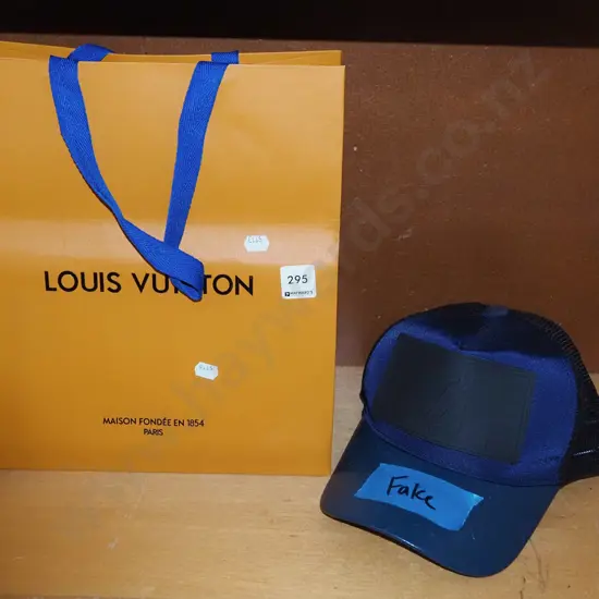 fake cap and bag