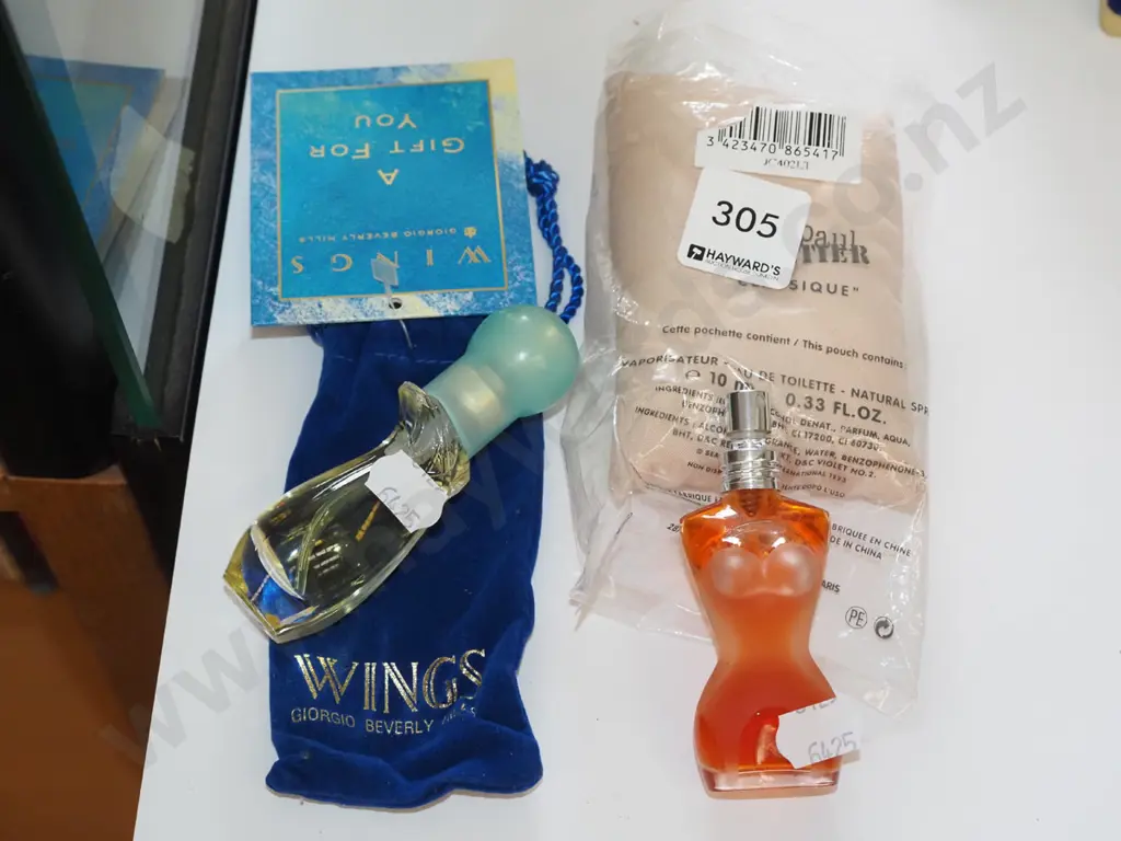 2x bottles of eau de toilette; Jean Paul Gaultier, Giorgio Beverley Hills Image 1++