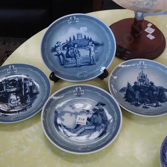 4x Scouting Jamboree plates