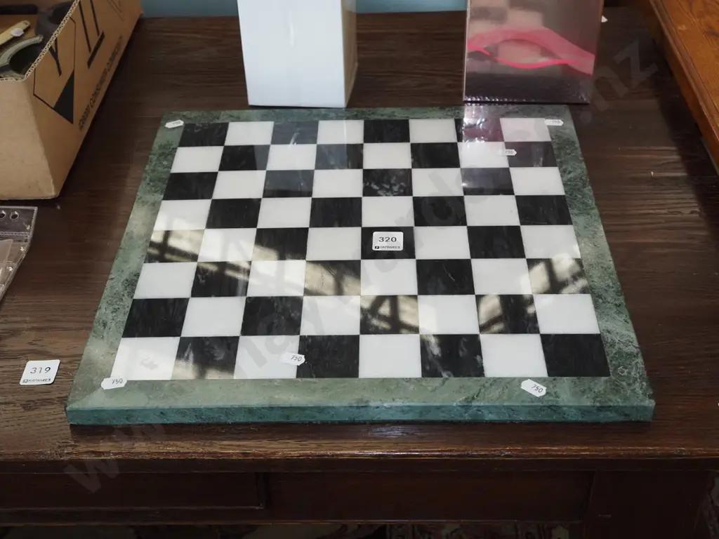 marble top chess board Image 1++