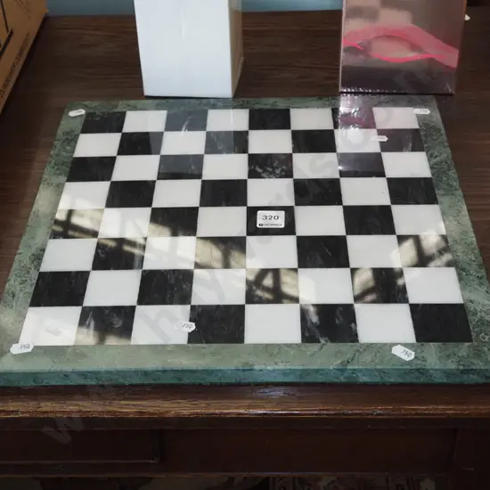 marble top chess board