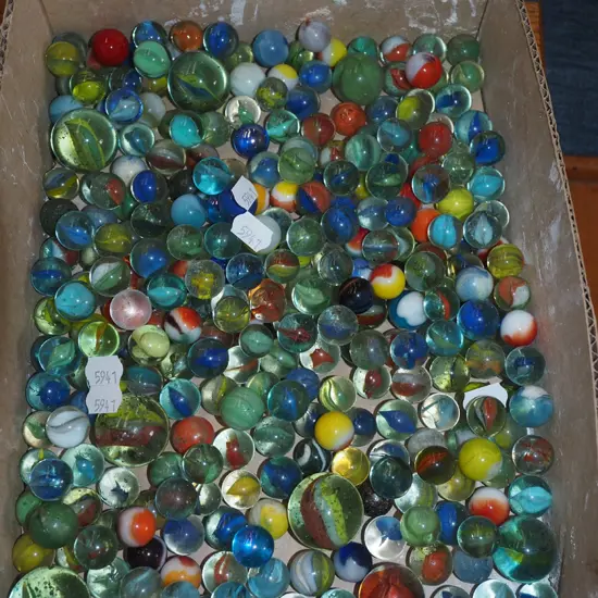 box of marbles