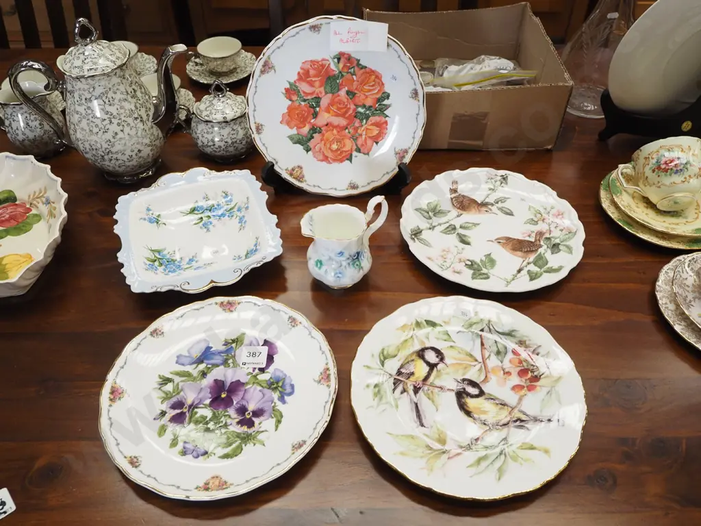 Royal Albert plates, bowls, creamer Image 1++