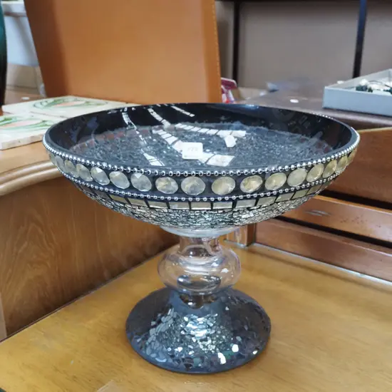 large mosaic mirror comport H245