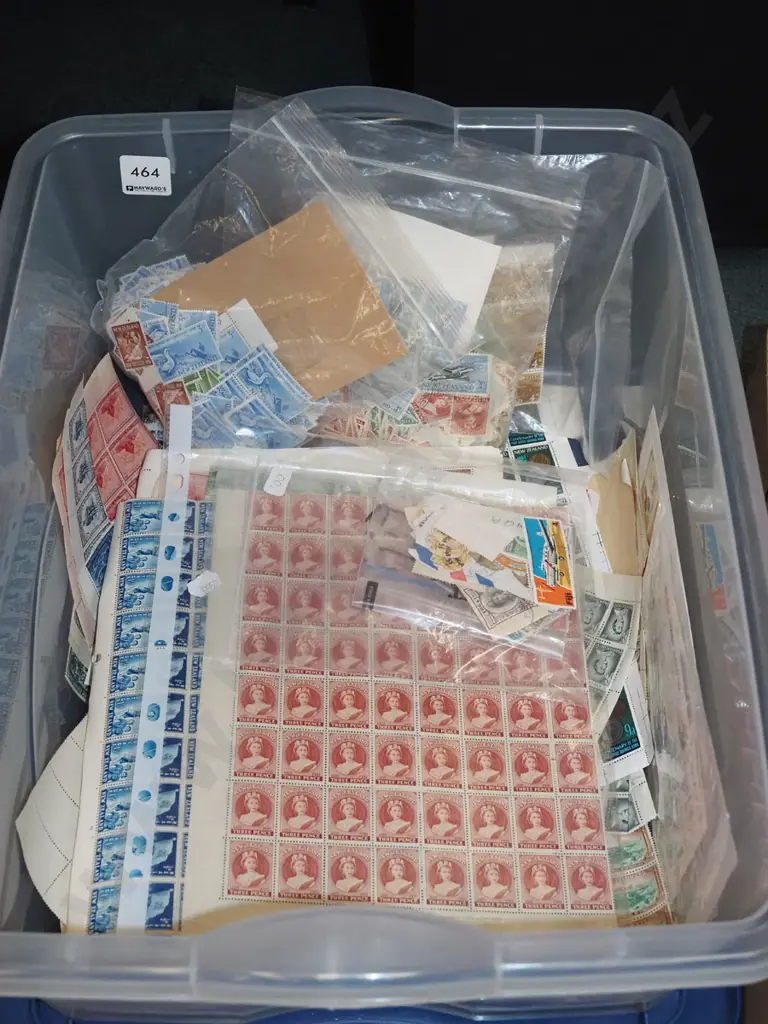 tub of stamps Image 1++