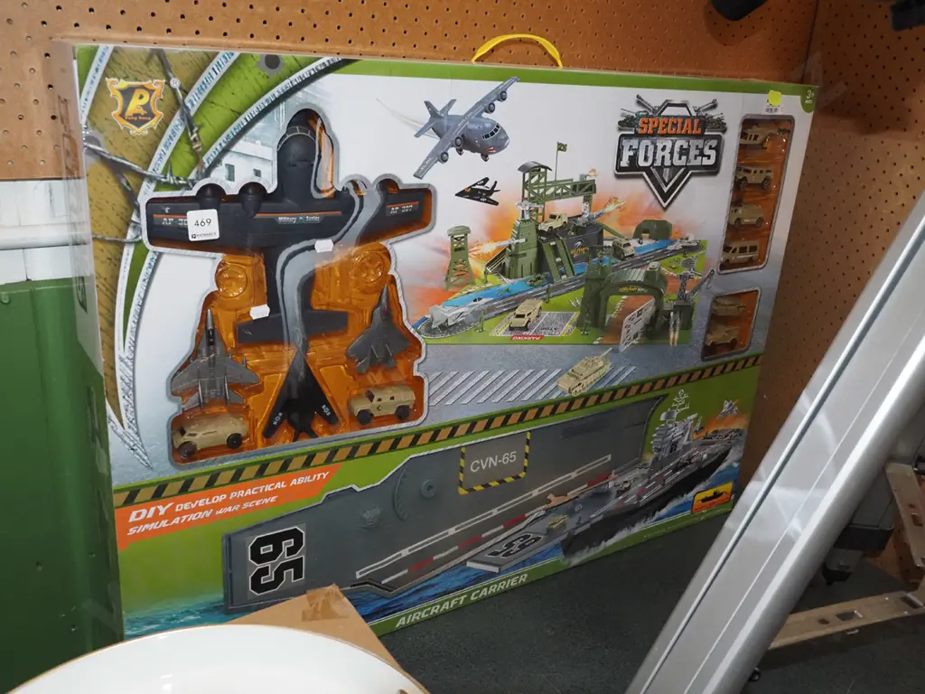 box; special forces military base and aircraft carrier Image 1++