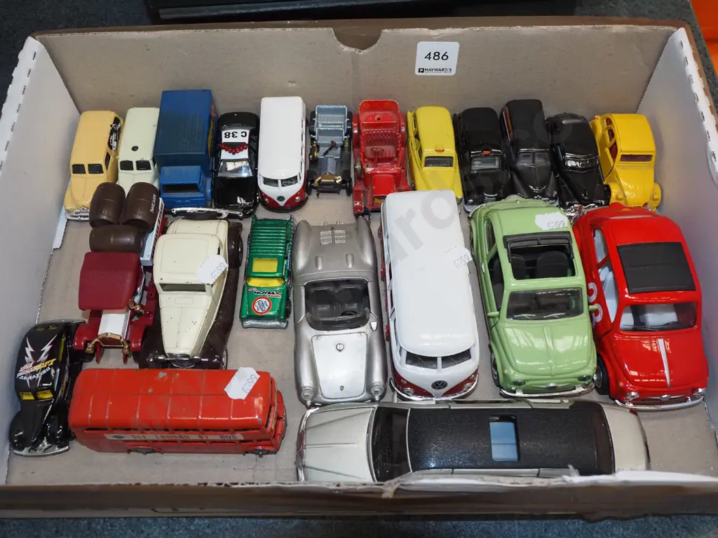 box of model vehicles Image 1++